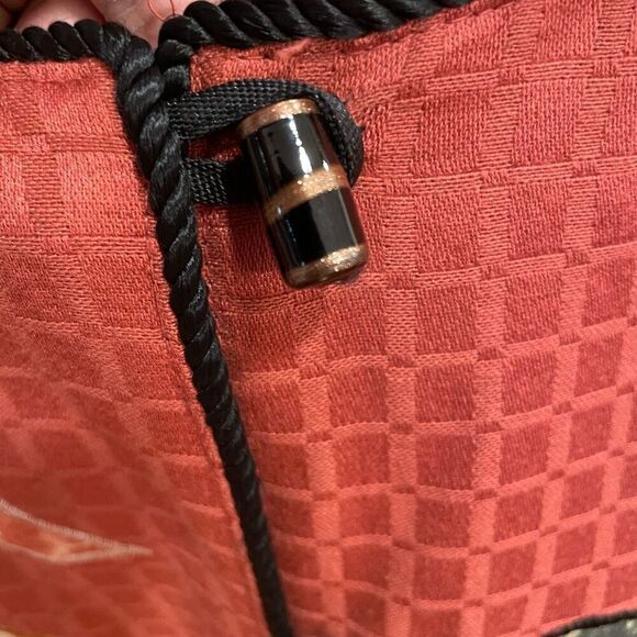 Indigo Moon Womens Embroidered Patchwork Jacket 1X Terracotta Velvet Art to Wear - Picture 3 of 5